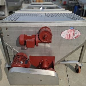 TRAMOGGIA/CONVOGLAIATORE A COCLEA PER UVA E VINACCIA IN ACCIAIO INOX, MACCHINA USATA