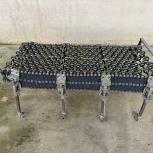 RULLIERA ESTENSIBILE PER SCATOLE CON RULLINI IN PLASTICA, ATTREZZATURA USATA