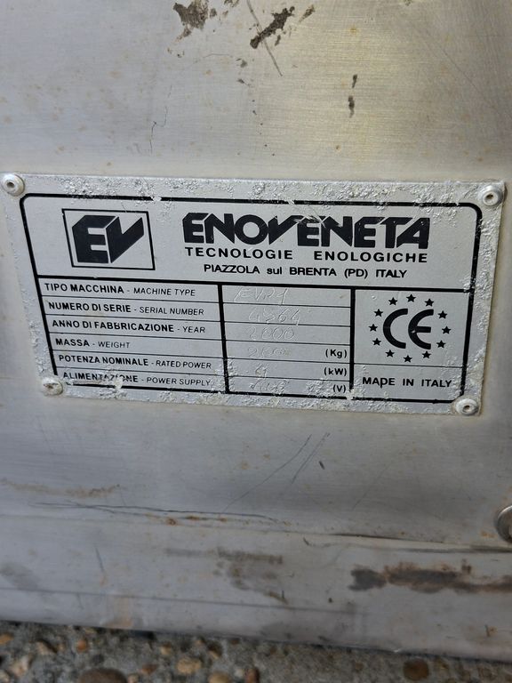 VOLUMETRIC PUMP ELLIPTICAL ROTOR , FOR GRAPES AND POMACE, IN STAINLESS STEEL FIRM ENOVENETA MODEL EVP1, SECOND-HAND MACHINE - Image 7 VOLUMETRIC PUMP ELLIPTICAL ROTOR , FOR GRAPES AND POMACE, IN STAINLESS STEEL FIRM ENOVENETA MODEL EVP1, SECOND-HAND MACHINE - Image 7