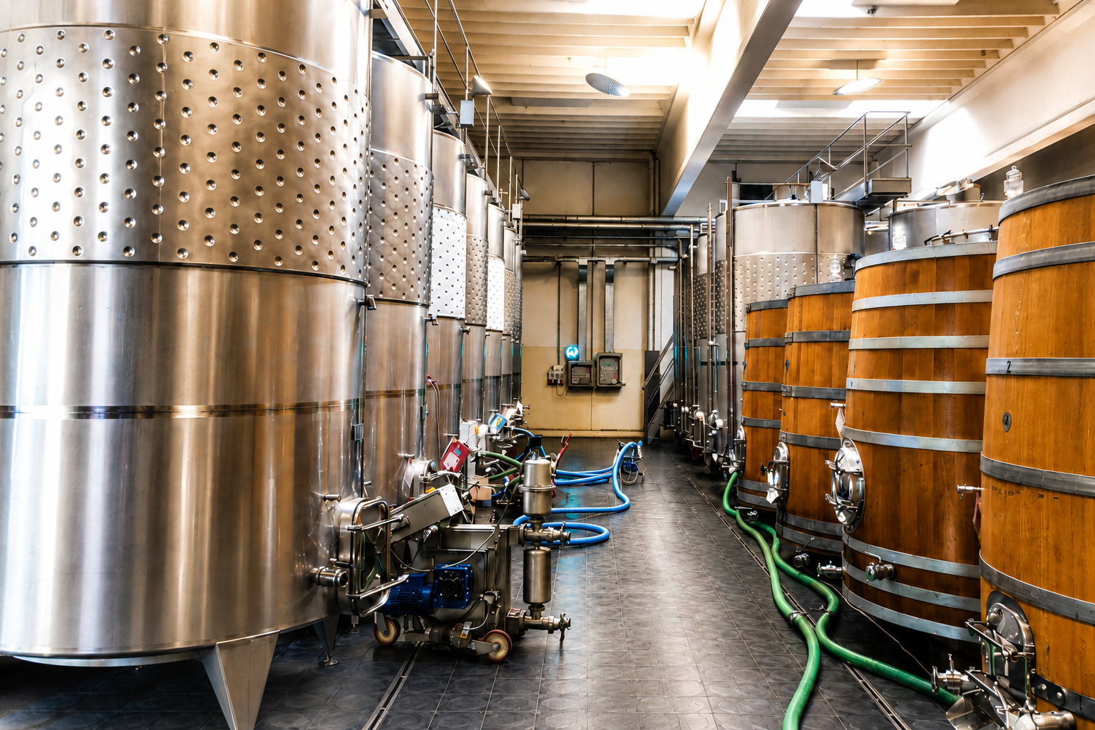 Landing realizzazione cantine 2