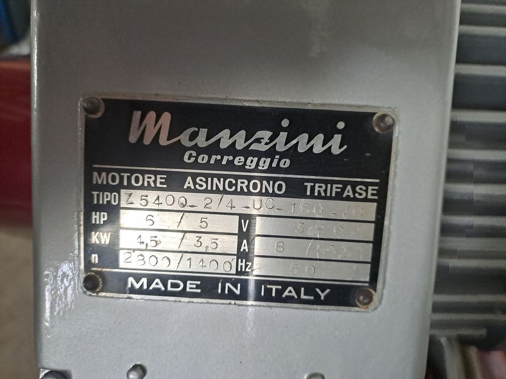POMPA A PISTONE MANZINI MOD.400HL, BICILINDRICA CORPO POMPA IN BRONZO, MACCHINA USATA - immagine 7 POMPA A PISTONE MANZINI MOD.400HL, BICILINDRICA CORPO POMPA IN BRONZO, MACCHINA USATA - immagine 7