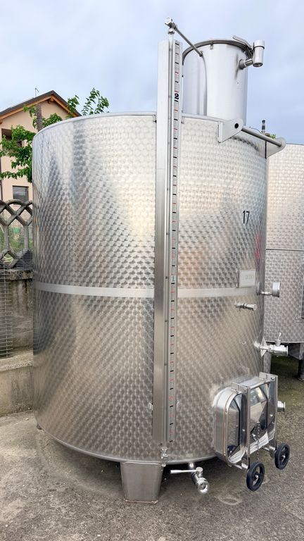 SERBATOIO IN ACCIAIO INOX MARCA DI ZIO, MODELLO VINIFICAZIONE/STOCCAGGIO, CAPACITÀ LITRI 5.000 (HL 50) CIRCA, ATTREZZATURA USATA - immagine 2 SERBATOIO IN ACCIAIO INOX MARCA DI ZIO, MODELLO VINIFICAZIONE/STOCCAGGIO, CAPACITÀ LITRI 5.000 (HL 50) CIRCA, ATTREZZATURA USATA - immagine 2