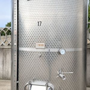 SERBATOIO IN ACCIAIO INOX MARCA DI ZIO, MODELLO VINIFICAZIONE/STOCCAGGIO, CAPACITÀ LITRI 5.000 (HL 50) CIRCA, ATTREZZATURA USATA