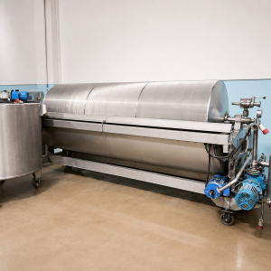 CADALPE ROTARY FILTER IN STAINLESS STEEL 10MQ MODEL C26/01, SECOND-HAND MACHINE