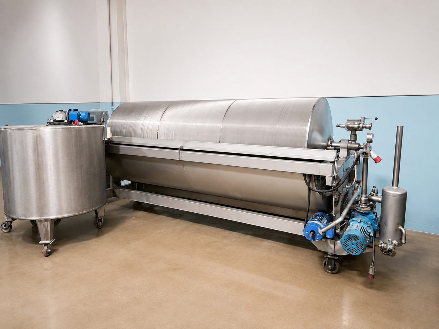 CADALPE ROTARY FILTER IN STAINLESS STEEL 10MQ MODEL C26/01, SECOND-HAND MACHINE CADALPE ROTARY FILTER IN STAINLESS STEEL 10MQ MODEL C26/01, SECOND-HAND MACHINE