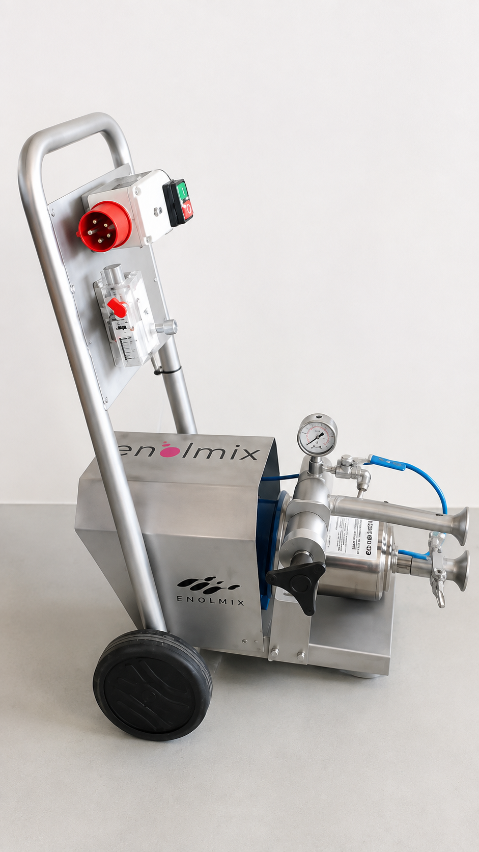 STAINLESS STEEL FLOTATION UNIT MODEL ENOLMIX 100, SECOND HAND MACHINE STAINLESS STEEL FLOTATION UNIT MODEL ENOLMIX 100, SECOND HAND MACHINE