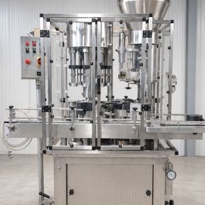 MONOBLOCK GAI, MODEL 1000, FILLER 8 VALVES, CORKING MACHINE FOR NATURAL CORKS, SECOND-HAND MACHINE