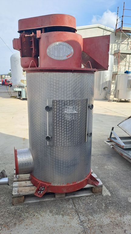 STAINLESS STEEL HOPPER / SCREW CONVEYOR FOR GRAPES AND VERTICAL DESTEMEMER, FIRM IMMA, SECOND HAND MACHINE - Image 15 STAINLESS STEEL HOPPER / SCREW CONVEYOR FOR GRAPES AND VERTICAL DESTEMEMER, FIRM IMMA, SECOND HAND MACHINE - Image 15