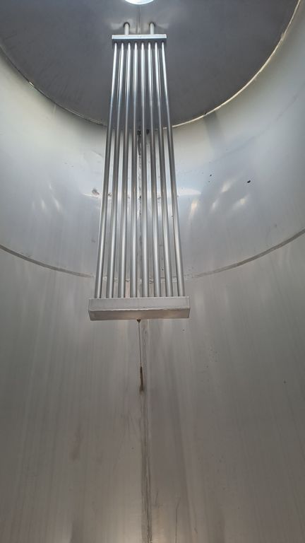 STAINLESS STEEL TANKS FIRM VELO CAPACITY HL 100, STORAGE/WINEMAKING MODEL, CONICAL BOTTOM WITH PLATE, SECOND-HAND EQUIPMENT - Image 12 STAINLESS STEEL TANKS FIRM VELO CAPACITY HL 100, STORAGE/WINEMAKING MODEL, CONICAL BOTTOM WITH PLATE, SECOND-HAND EQUIPMENT - Image 12