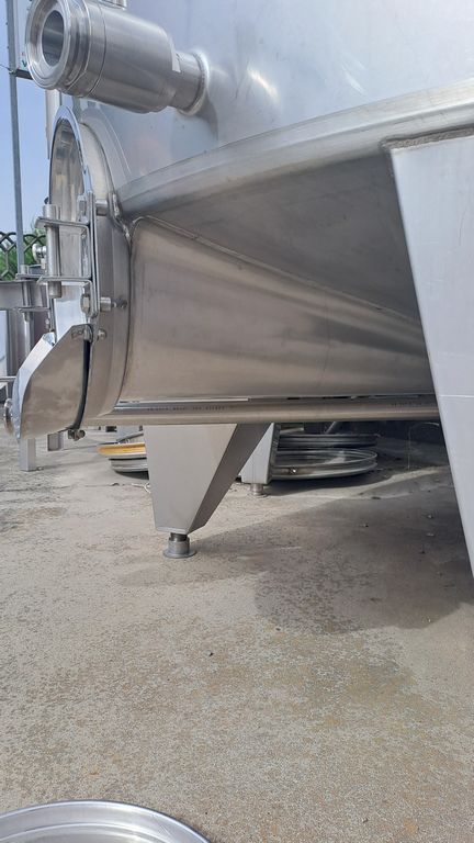 STAINLESS STEEL TANKS FIRM VELO CAPACITY HL 100, STORAGE/WINEMAKING MODEL, CONICAL BOTTOM WITH PLATE, SECOND-HAND EQUIPMENT - Image 15 STAINLESS STEEL TANKS FIRM VELO CAPACITY HL 100, STORAGE/WINEMAKING MODEL, CONICAL BOTTOM WITH PLATE, SECOND-HAND EQUIPMENT - Image 15