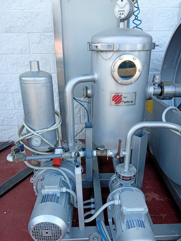 FILTRO ROTATIVO PADOVAN IN ACCIAIO INOX MODELLO TAYLO, DA 4MQ, MACCHINA USATA - immagine 3