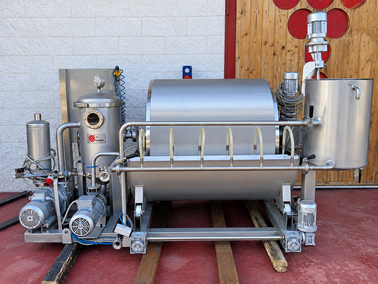 FILTRO ROTATIVO PADOVAN IN ACCIAIO INOX MODELLO TAYLO, DA 4MQ, MACCHINA USATA
