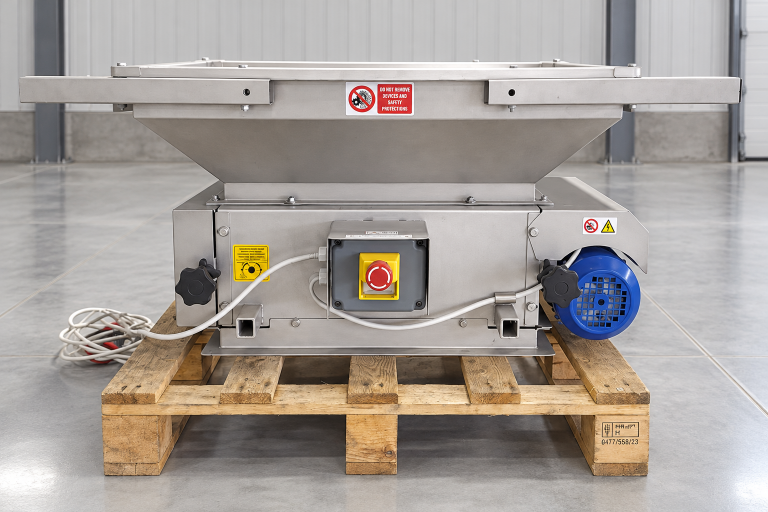 INDEPENDENT CRUSHING UNIT WITH RUBBER ROLLERS, SECOND HAND MACHINE