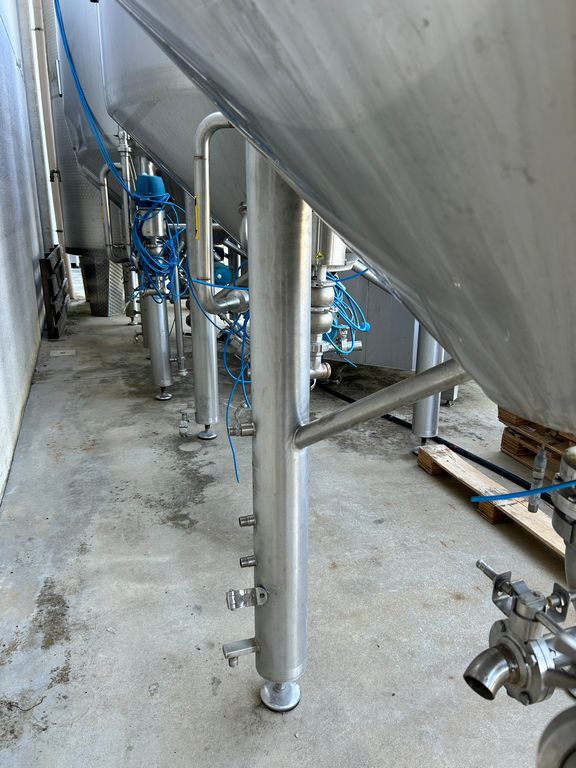 STAINLESS STEEL INSULATED MIXER CONICAL BOTTOM, CAPACITY 1500 LITRES, SECOND HAND EQUIPMENT - Image 21
