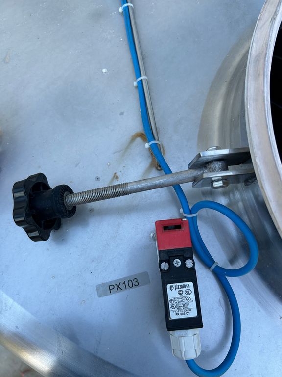 STAINLESS STEEL INSULATED MIXER CONICAL BOTTOM, CAPACITY 1500 LITRES, SECOND HAND EQUIPMENT - Image 25