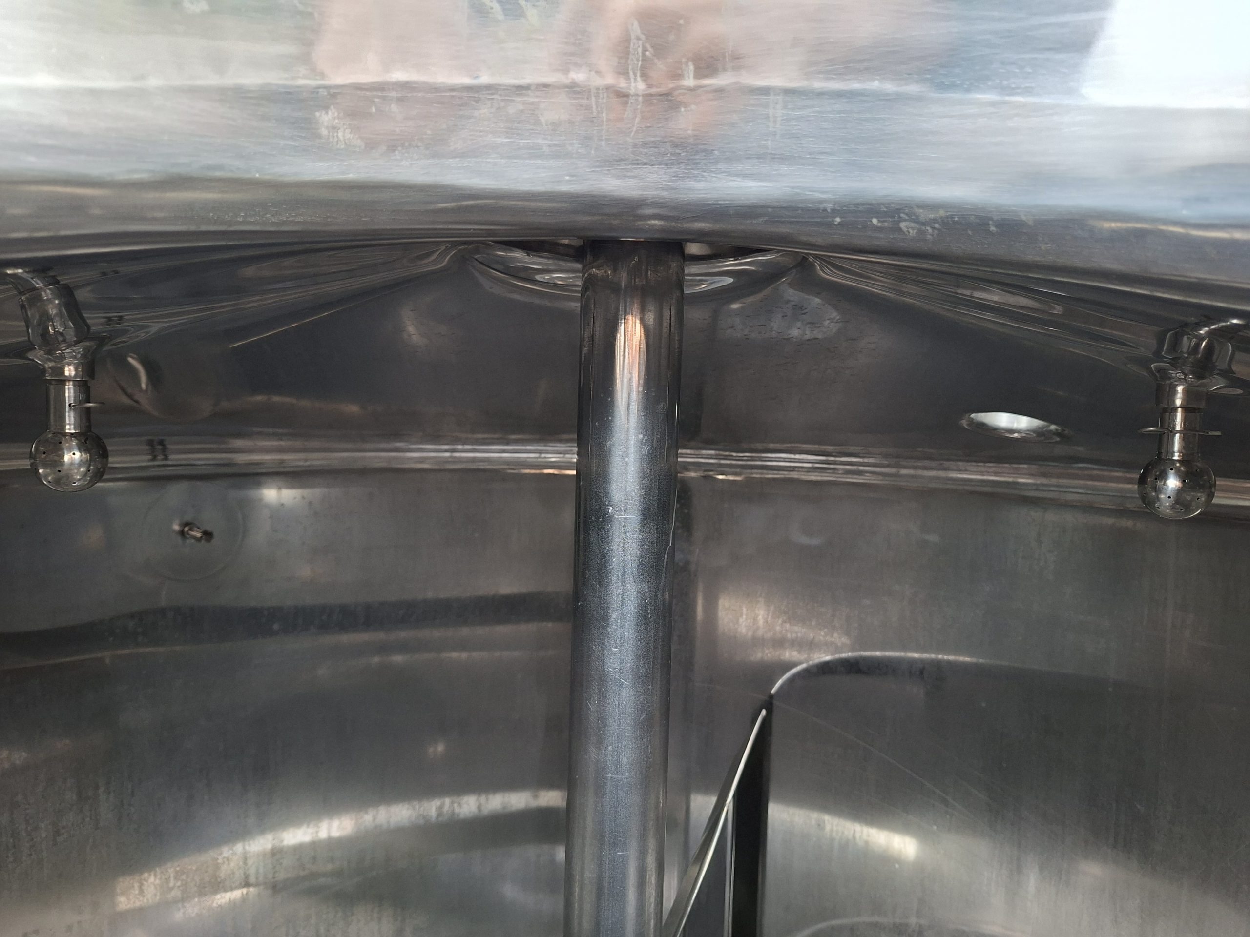 STAINLESS STEEL INSULATED MIXER CONICAL BOTTOM, CAPACITY 1500 LITRES, SECOND HAND EQUIPMENT - Image 28