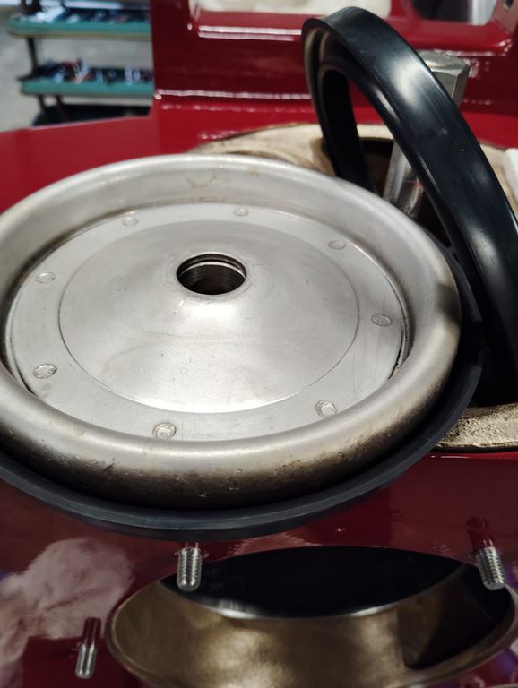 POMPA A PISTONE NICOLINI/GIOIELLO MOD.220 HL MONOCILINDRICA CORPO POMPA IN BRONZO, MACCHINA USATA - immagine 9