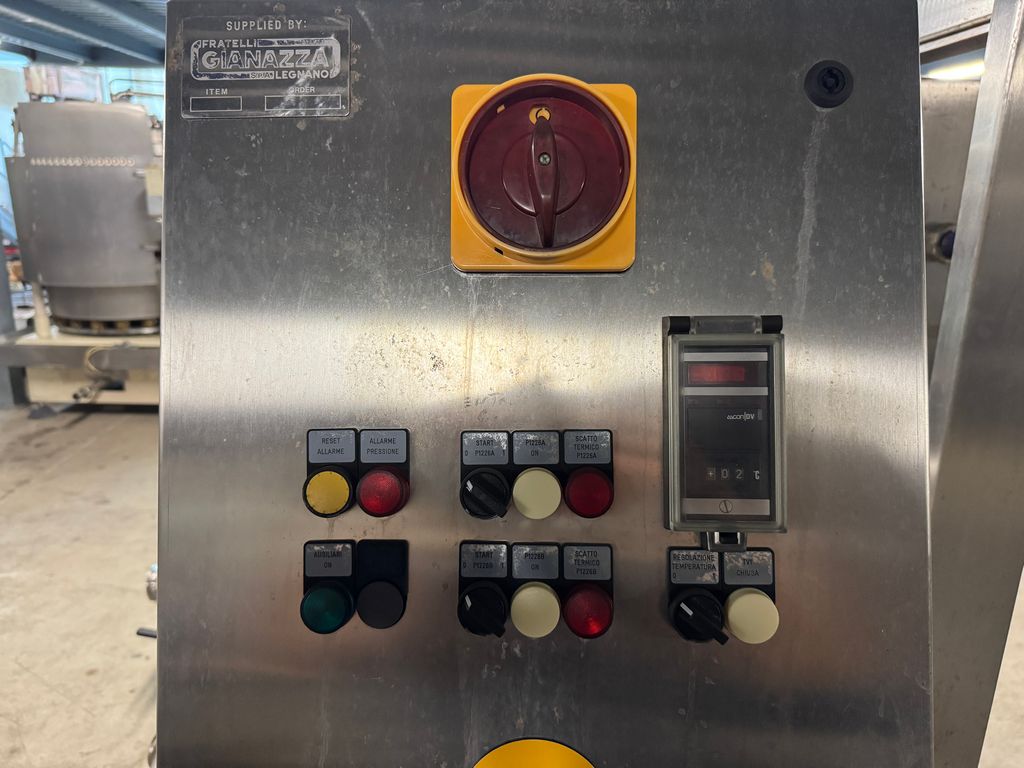 SCAMBIATORE A PIASTRE GIANAZZA IN ACCIAIO INOX CON N. 88 PIASTRE 1240X370, MACCHINA USATA - immagine 5